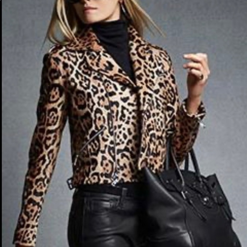 COPY - Ralph Lauren Collection Leopard Calf Hair Jacket